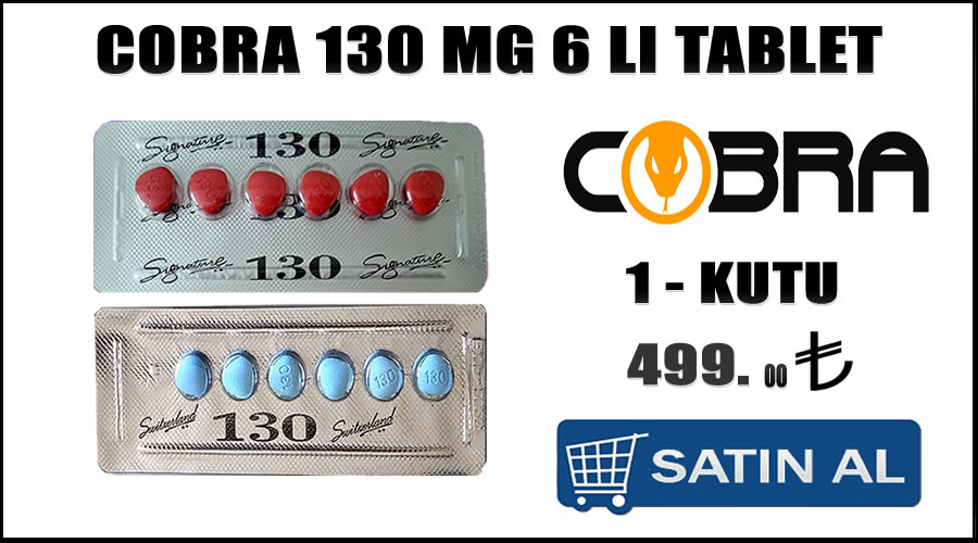 Cobra 130 mg hapı satan eczane nerede var